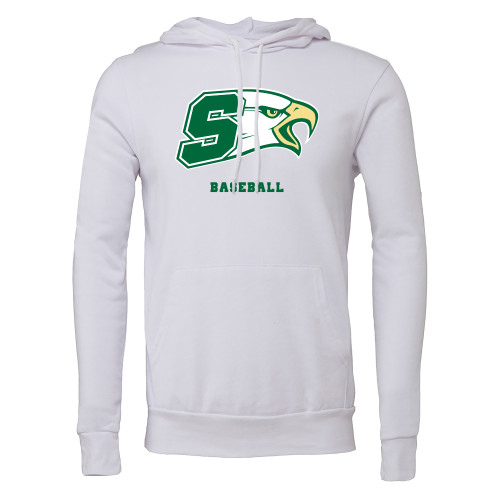 Bishop Shanahan Bella + Canvas White Fleece Hood