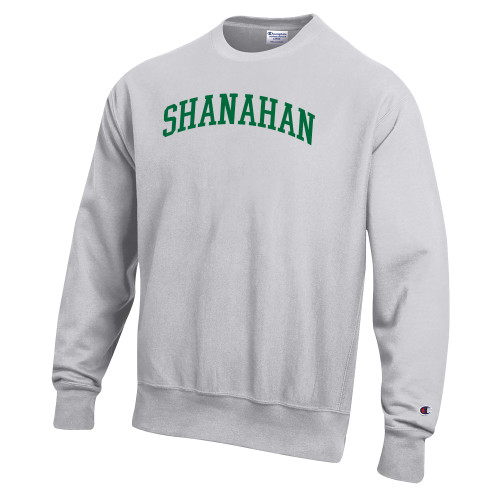  Champion Reverse Weave Sliver Grey Crew - Shanahan Arched Design