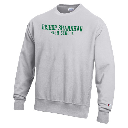  Champion Reverse Weave Sliver Grey Crew - Bishop Shanahan High School