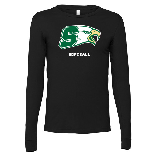 Bishop Shanahan Bella + Canvas Black Jersey Cotton Long Sleeve T Shirt