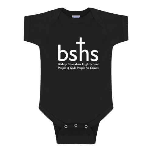  Black Infant Onesie - Bishop Shanahan High School Primary Mark