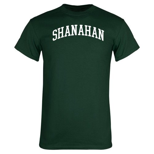  Dark Green T Shirt - Shanahan Arched Design