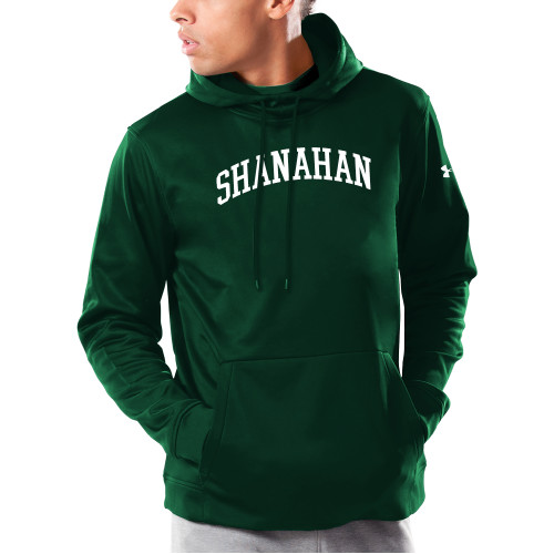  Under Armour Dark Green Armour Fleece Hoodie - Shanahan Arched Design