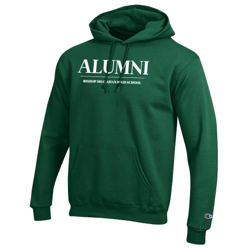  Champion Dark Green Fleece Hoodie - Bishop Shanahan High School Alumni