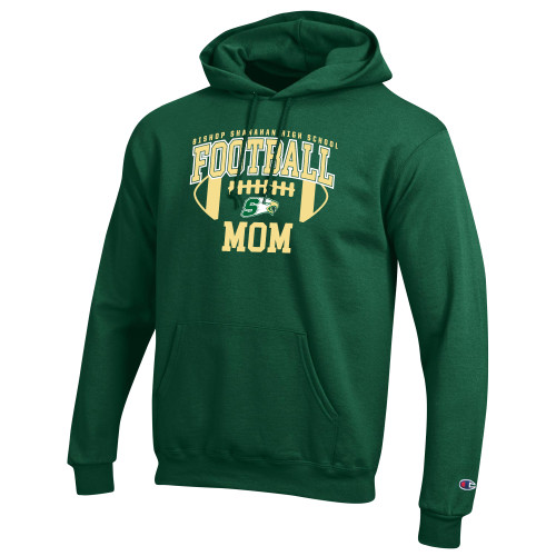  Champion Dark Green Fleece Hoodie - Bishop Shanahan High School  - Football Mom