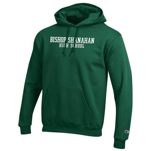 Champion Dark Green Fleece Hoodie - Bishop Shanahan High School