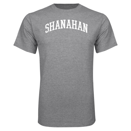  Grey T Shirt - Shanahan Arched Design