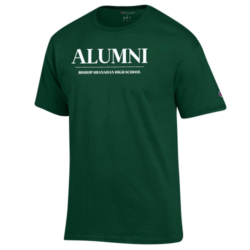  Champion Dark Green T Shirt - Bishop Shanahan High School Alumni