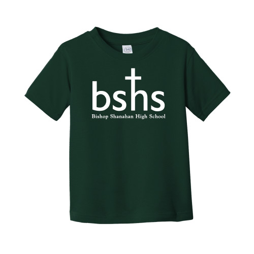  Toddler Dark Green T Shirt - Bishop Shanahan High School Primary Mark without Tagline