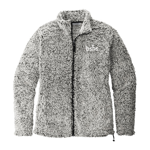 Bishop Shanahan Womens Grey Heather Cozy Fleece Jacket