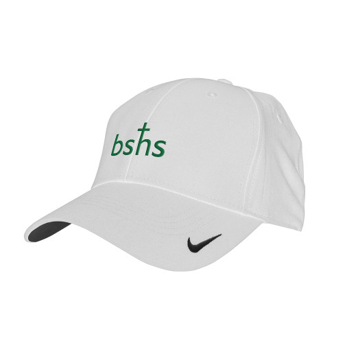  Nike White Swoosh Legacy 91 Hat - Bishop Shanahan High School BSHS