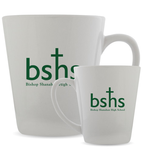  Full Color Latte Mug 12oz - Bishop Shanahan High School Primary Mark without Tagline