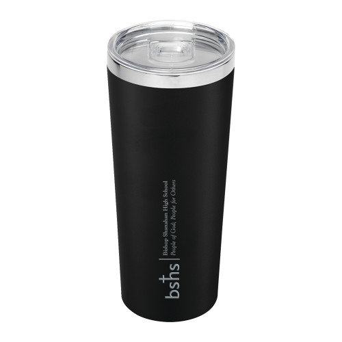  Thor Vacuum Insulated Black Tumbler 22oz - Bishop Shanahan High School Primary Mark Horizontal Engraved