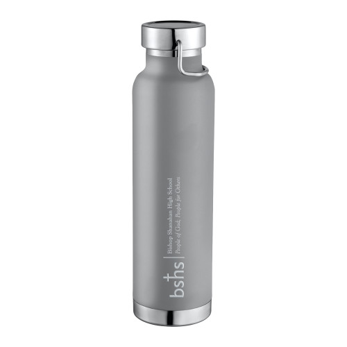  Thor Copper Vacuum Insulated Grey Bottle 22oz - Bishop Shanahan High School Primary Mark Horizontal Engraved