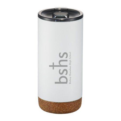  Valhalla Vacuum Insulated White Tumbler 16oz - Bishop Shanahan High School Primary Mark without Tagline Engraved
