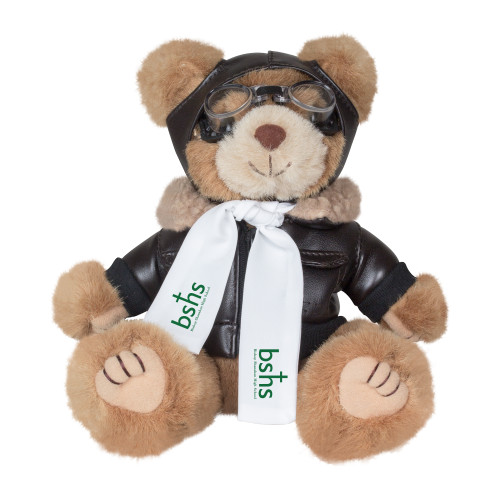  Aviator Bear Stuffed Animal - Bishop Shanahan High School Primary Mark without Tagline