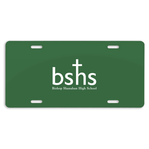  License Plate - Bishop Shanahan High School Primary Mark without Tagline
