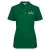 Thumbnail image for  Womens Silk Touch Dark Green Pique Polo