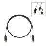 Thumbnail image for  3 Ft. 4 In 1 Black Charging Cable 2.0