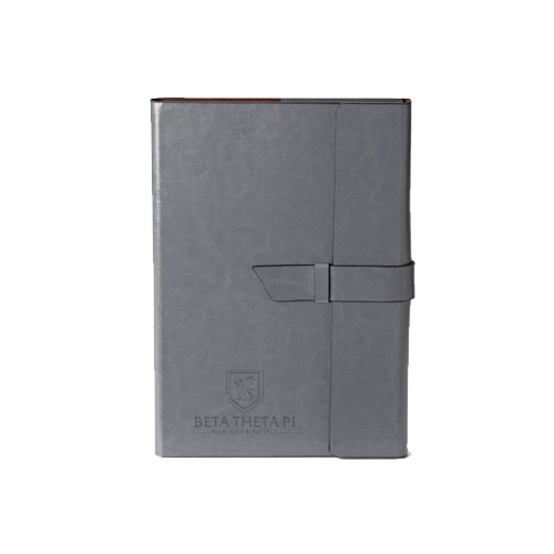 Fabrizio Junior Grey Portfolio w/Loop Closure-Official Logo Engraved