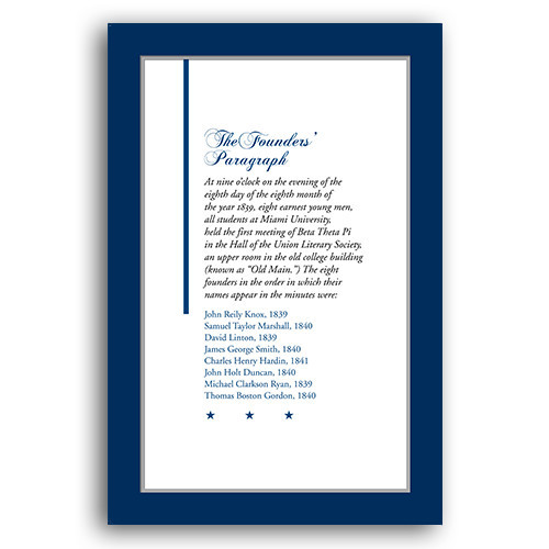  24 Inch x 36 Inch The Founders Paragraph Poster