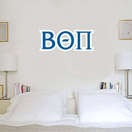  2 ft x 2 ft Fan WallSkinz - Beta Theta Pi Navy Greek Letters