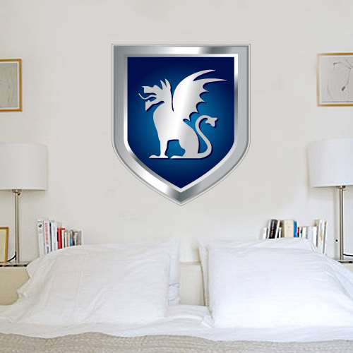  3 ft x 3 ft Fan WallSkinz - Official Shield