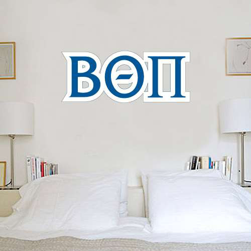  3 ft x 3 ft Fan WallSkinz - Beta Theta Pi Navy Greek Letters