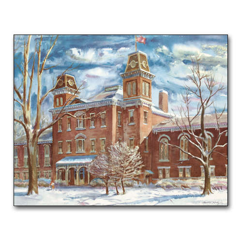  8 x 10 Photographic Print - Old Main Watercolor