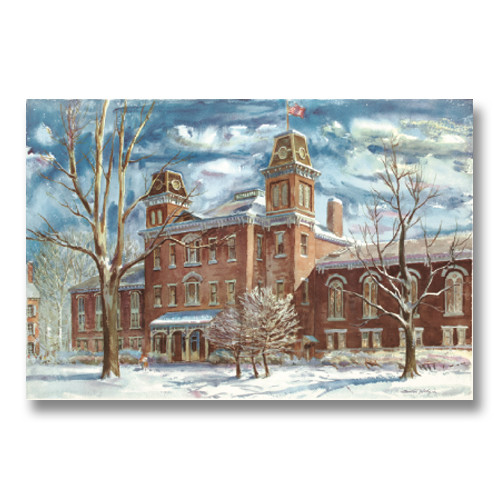  15 x 20 Photographic Print - Old Main Watercolor