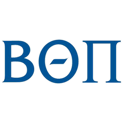  Super Large Decal - Beta Theta Pi Navy Greek Letters