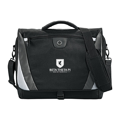 Beta Theta Pi Black/Grey Slope Computer Messenger Bag