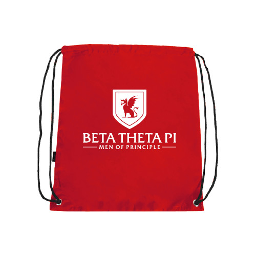 Red Drawstring Backpack - Official Logo