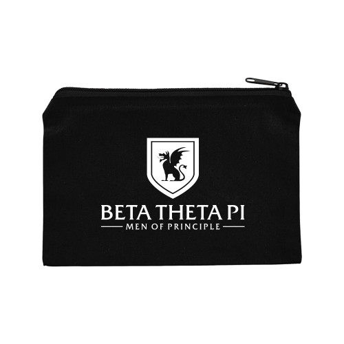  8oz. Black Cotton Travel Pouch - Official Logo