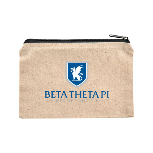  8oz. Natural Cotton Travel Pouch - Official Logo