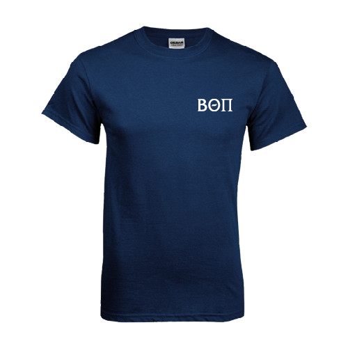  Navy T Shirt - Beta Theta Pi Greek Letters