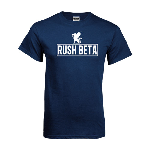  Navy T Shirt - Rush Beta Outline