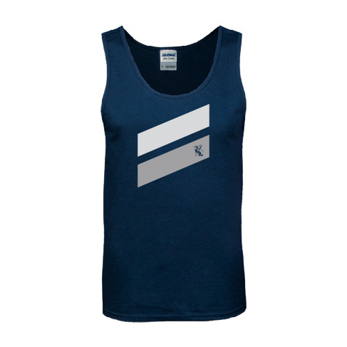 Navy Tank Top-Stripe Design