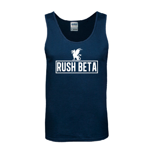 Navy Tank Top-Rush Beta Outline