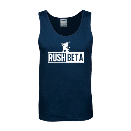 Navy Tank Top-Rush Beta Cutout