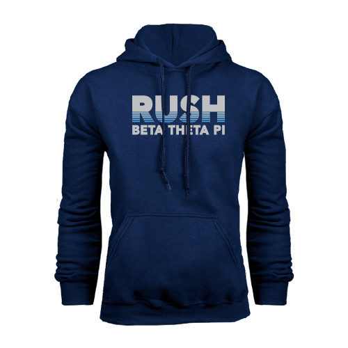  Navy Fleece Hoodie - Rush Lines Beta Theta Pi