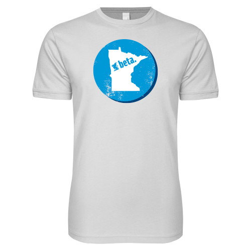  Next Level White SoftStyle T Shirt - Minnesota