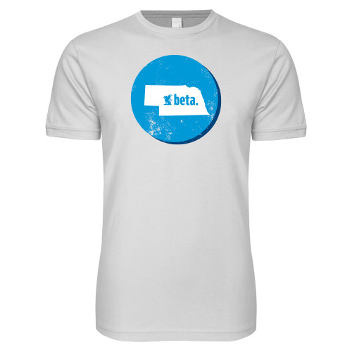  Next Level White SoftStyle T Shirt - Nebraska