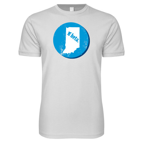  Next Level White SoftStyle T Shirt - Indiana