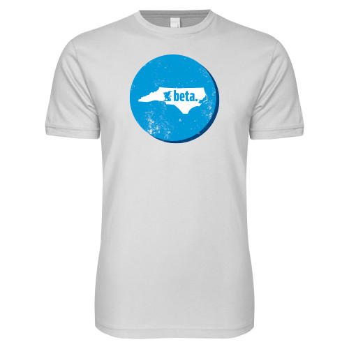  Next Level White SoftStyle T Shirt - North Carolina