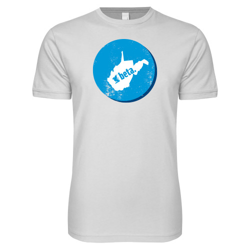  Next Level White SoftStyle T Shirt - West Virginia