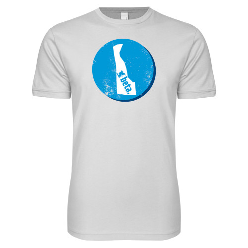  Next Level White SoftStyle T Shirt - Delaware