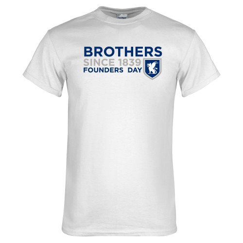  White T Shirt - Brothers/Founders Day