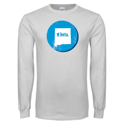 White Long Sleeve T Shirt-New Mexico