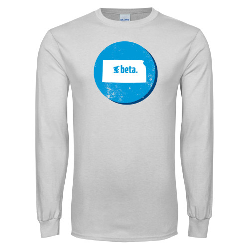 White Long Sleeve T Shirt-Kansas